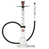 Starbuzz Woodline Hookah Bundle - White with Black Stripes (Dark Mist)