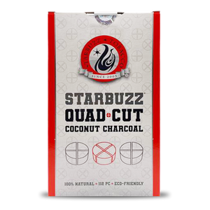 Starbuzz Quad Cut 112pcs Coconut Charcoal -1kg