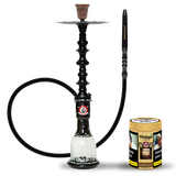 Starbuzz Woodline Hookah Bundle - Total Black (Timisue)