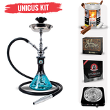 Starbuzz Unicus Hookah Starter Kit - Black Aqua