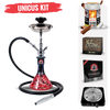 Starbuzz Unicus Hookah Starter Kit - Black Red