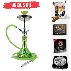 Starbuzz Unicus Hookah Starter Kit - Lime Green