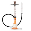 Starbuzz Woodline Hookah Bundle - White with Orange Stripes