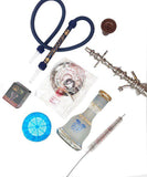 Khalil Mamoon 28" Inch Shareef Hookah Set - Blue