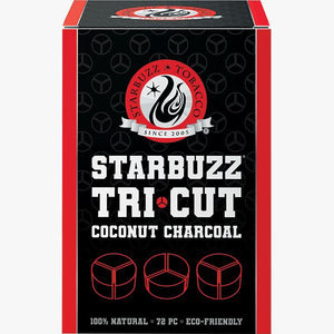 Starbuzz Tri-Cut Coconut Charcoal - 72Pcs